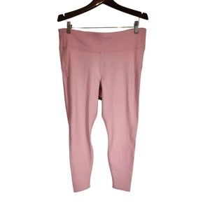 Fabletics Women's Pink Polyester Blend Elastic‎ Waist Skinny Leggings Size 1X
